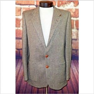 Andre Phillipe Paris Men's 100% Wool Gray Blazer